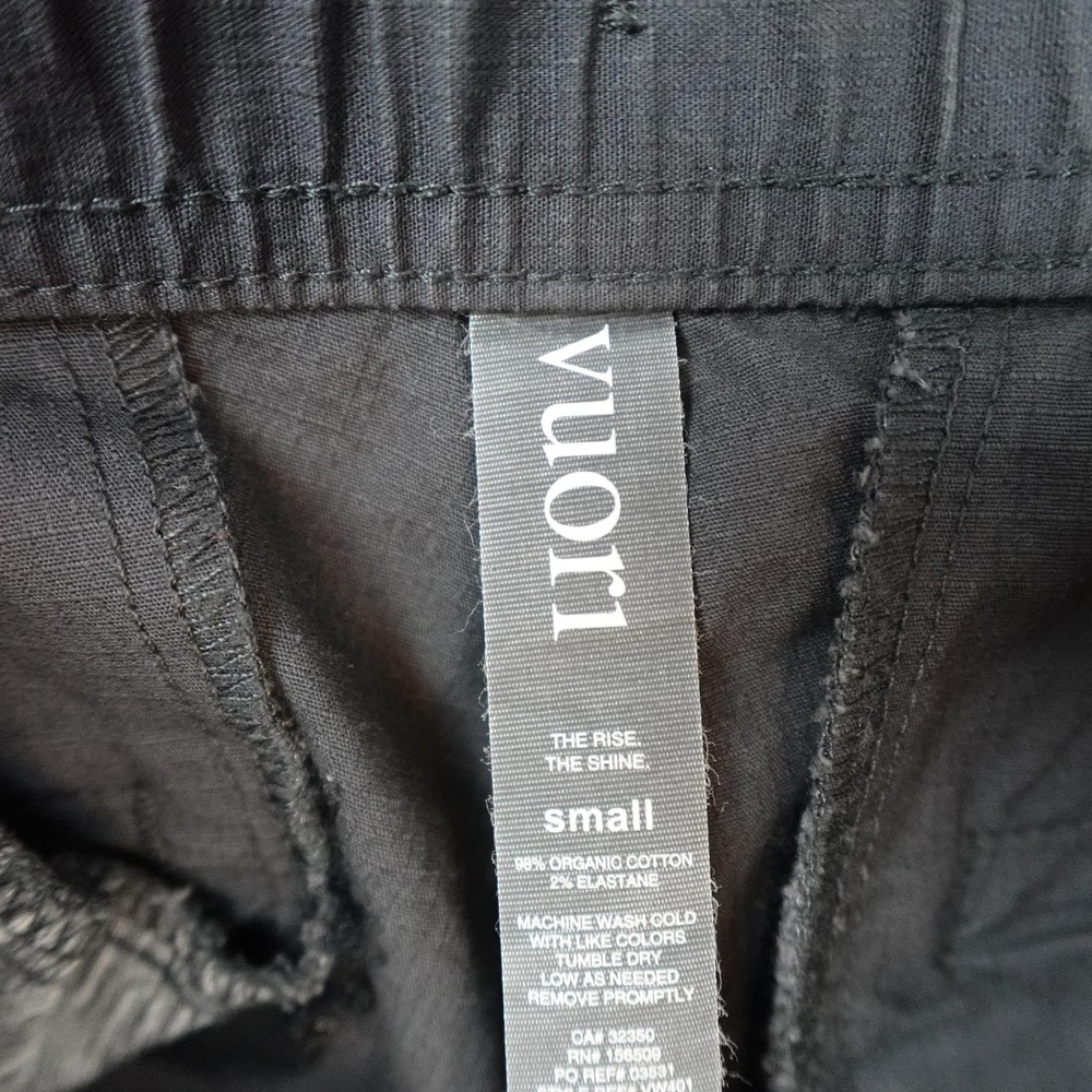 Vuori Ripstop Pants Womens Small Gray Elastic Waist Zip Pocket Stretch VW401 - Picture 4 of 9